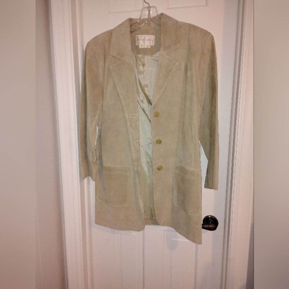 Women's Tan Suede Jacket